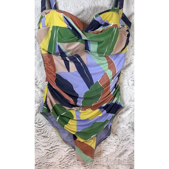 Artesands L’Avana Botticelli Swimsuit Multicolor Size 8 D/DD One Piece Beach - Picture 3 of 16